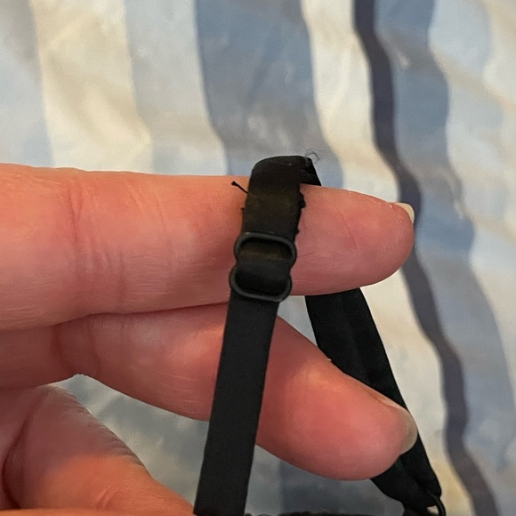 Maggy London Silk Black Sequin Cocktail slip Dress sz 12 spaghetti strap spandex - Picture 13 of 16